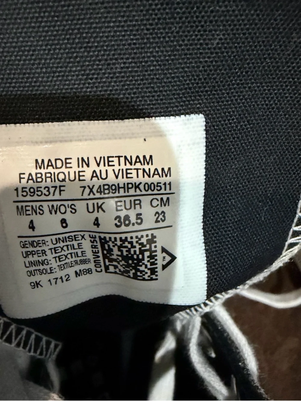 Converse unisex Gray High Top Sneakers - Picture 5 of 7